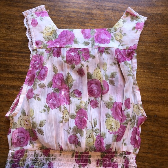 Band of gypsies boho floral blouse - Picture 2 of 2